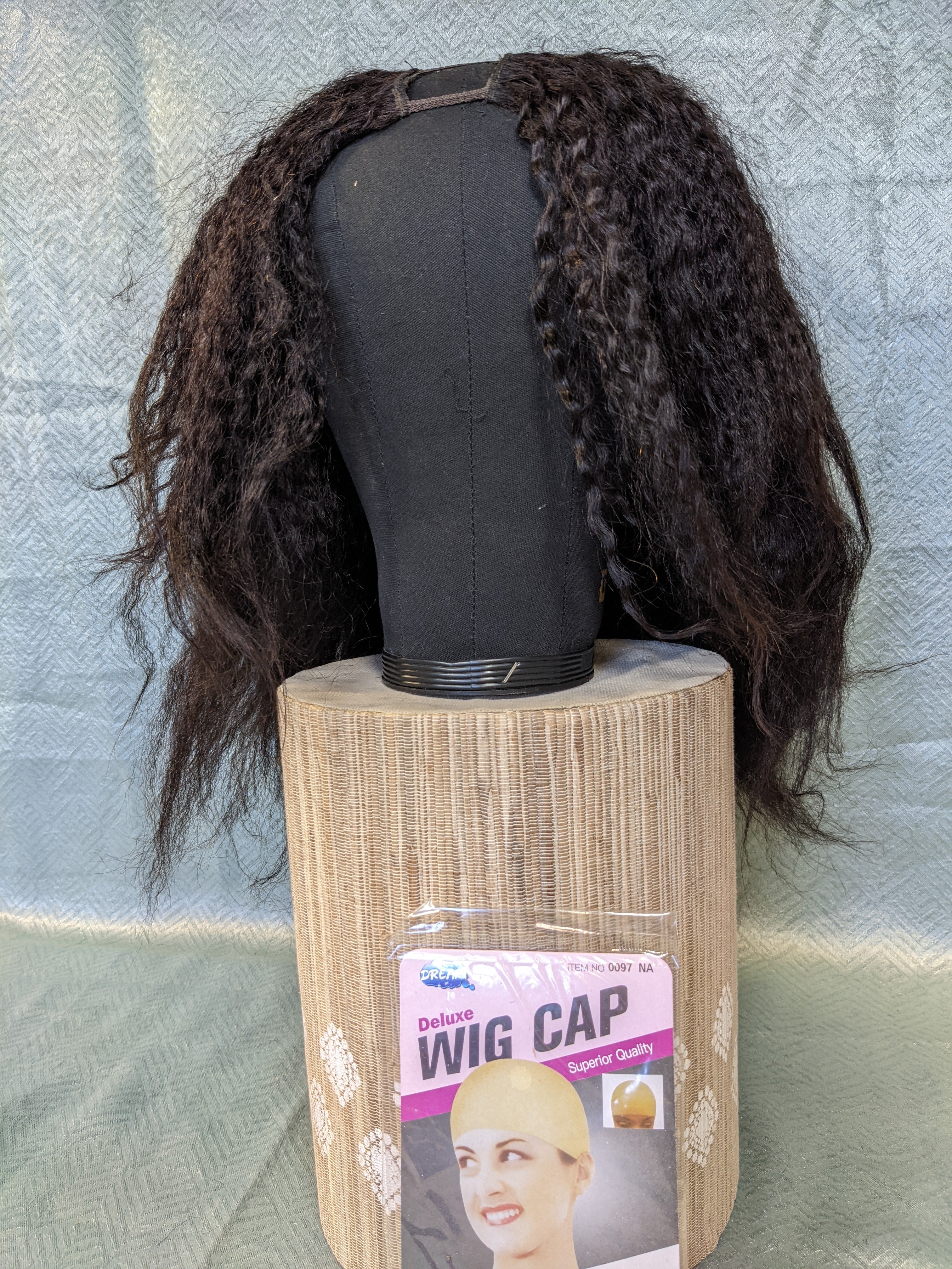 U-Nice Human Hair Brazilain Wig Natural Black (7510377693422)